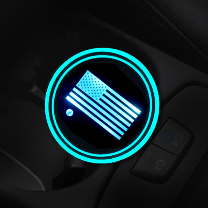 Car LED luminous water coaster