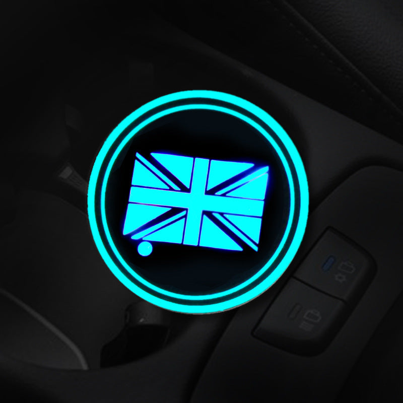 Car LED luminous water coaster